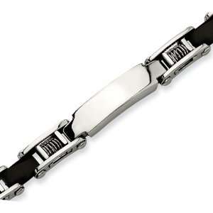   Chisel Stainless Steel Square ID Link Bracelet Chisel Jewelry