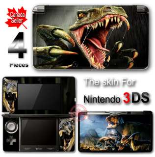Dinosaur Cool Arts SKIN VINYL STICKER DECAL COVER for Nintendo 3DS 