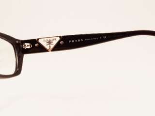   New PRADA eye glasses spectacles frames PR 10OV 1AB101 Black 54 Womens