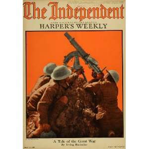   Harpers Weekly Film Soldier Gun   Original Cover