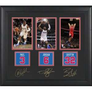  Blake Griffin, Chris Paul, and DeAndre Jordan Framed 4x6 