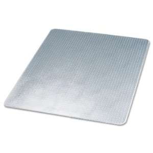   Beveled Mat for Medium Pile Carpet, 45w x 53h, Clear by deflect o