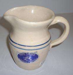 MARSHALL POTTERY PITCHER TEXAS HAND TURNED  
