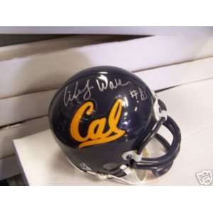  Wesley Walker Cal. Golden Bears Signed Mini Helmet Sports 