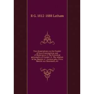   play, Prinz Hamlet aus Danemark, etc R G. 1812 1888 Latham Books