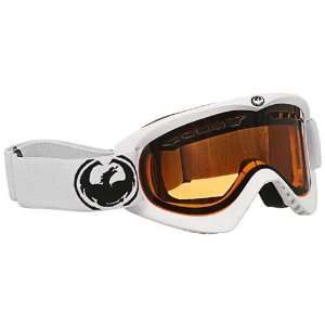  Dragon DX 08 Snowboard Goggles   Powder Frame / Amber Lens 