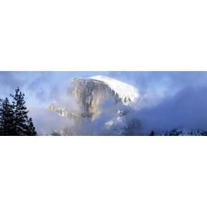  of a Mountain Covered with Snow, Half Dome, Yosemite National Park 