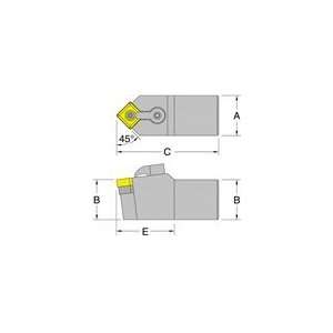   MSDNN 12 4B, Shank 0.75, OAL 4.5, Use with SNM Insert 43