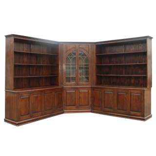 Traditional Vintage Oak Hutch  