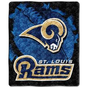  NFL St. Louis Rams SHERPA 50x60 Throw Blanket