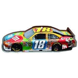  NASCAR Kyle Busch 6 by 17 Wood Car Shaped Sign Sports 