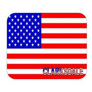  US Flag   Clarksdale, Mississippi (MS) Mouse Pad 