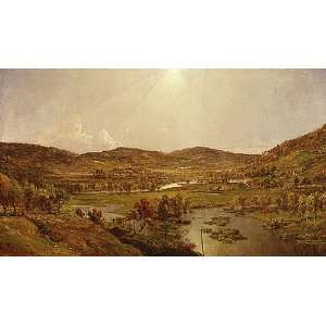  Hand Made Oil Reproduction   Jasper Francis Cropsey   24 x 