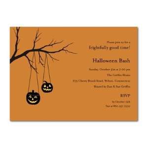  Halloween Party Invitations   Pumpkin Heads By Lisa Levy 