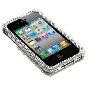  Apple iPhone 4 4S Crystal Diamond BLING Case Phone Cover, Christmas 