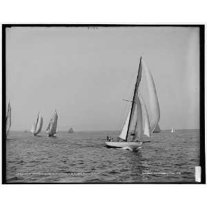  Start of the sloops,46 footers,Aug. 10,1900,N.Y.Y.C 