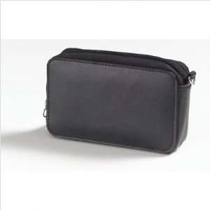  Clava Leather CL 2296BLK Cosmetic Pouch in Black Beauty