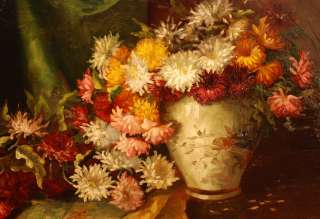   African American Charles Ethan Porter Chrysanthemums RARE LARGE work