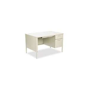 HON® Metro Classic Series Single Pedestal Desk 