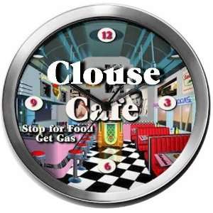  CLOUSE 14 Inch Cafe Metal Clock Quartz Movement Kitchen 