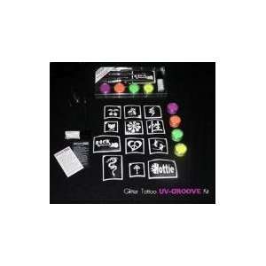  UV Groove Cosmetic Glitter Tattoo Kit Add on for Face 