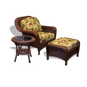  Lexington Club Chair, Ottoman, and End Table Bundle