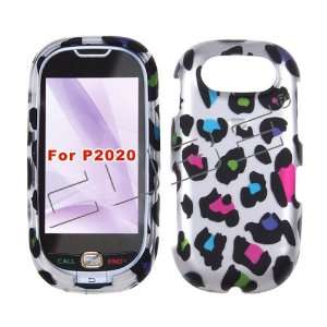 P2020 P 9020 Silver with Black and Colorful Leopard Animal Skin Spots 