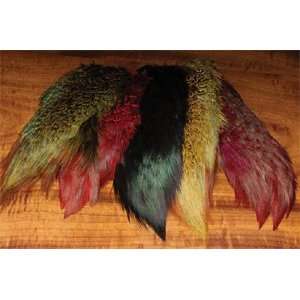  Fly Tying Material   Ringneck Pheasant Rump Patch   red 