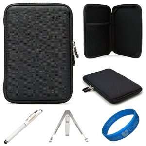 Black Scratch Resistant Nylon Protective Cube Carrying Case for Lenovo 