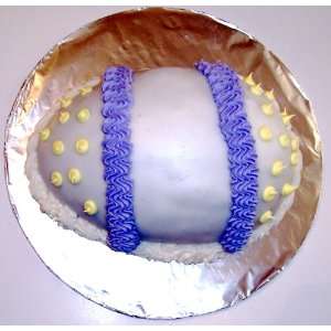 Scotts Cakes 9 Vanilla Egg Cake Lavender and Yellow  