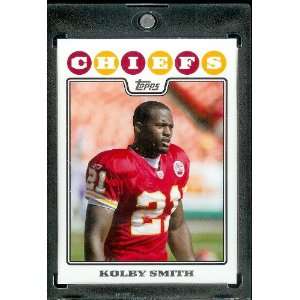2008 Topps # 93 Kolby Smith   Kansas City Chiefs   NFL Trading Cards 