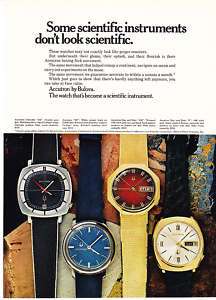 1971 Accutron CK 247 AM P Watch photo promotional ad  