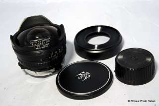 Nikon F Sigma 16mm f2.8 lens Fisheye XQ w/ T screw mount apdapter 