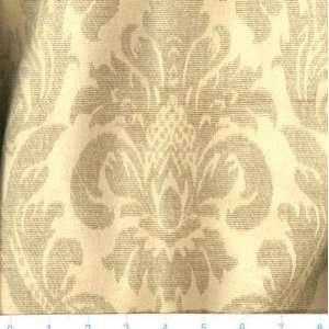  54 Wide Washed Chenille Fleur Khaki Fabric By The Yard 