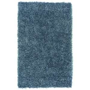 Shimmer Collection Contemporary Hand Woven Polyester Shag Rug 5.00 x 8 