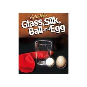  Glass, Silk, Ball & Egg   Silk Magic Trick Toys & Games