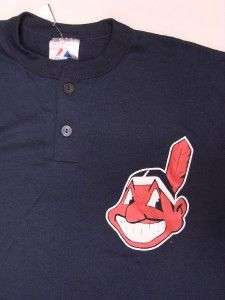 Cleveland Indians Baseball 2 button Shirt Jersey YOuh~M  