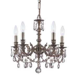 Crystorama Mirabella 5505 AG GTS Mini Chandelier Accented with Golden 