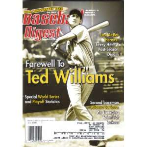   No.10, October 2002) John Kuenster, Farewell To Ted Williams Books