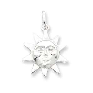  Sterling Silver Sun Charm QC3900 Jewelry