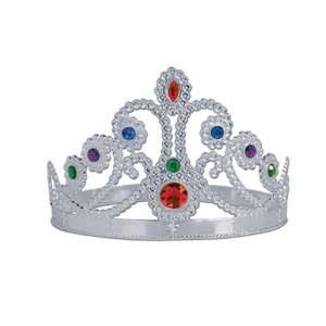 Plastic Jeweled Queens Tiara Case Pack 108 