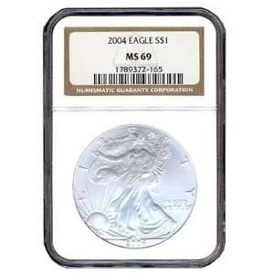  2004 Silver American Eagle MS69