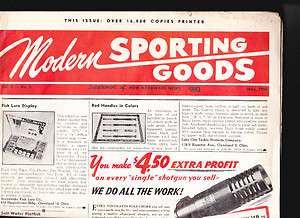   1950 Modern Sporting Goods Catalog (shotguns, fishing lures)  
