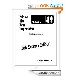   Impression   Job Search Edition Rob Kief  Kindle Store