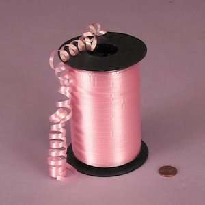  Wholesale 500 Yard Spool of 3/16 Pastel Pink Curling Ribbon 