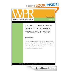 Set to Pass Trade Deals With Colombia, Panama and S. Korea (World 