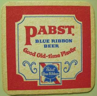 PABST BLUE RIBBON BEER Flavor Coaster Milwaukee only746  