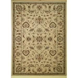  Concord Global Chester Oushak Ivory 5 3 Round Area Rug 