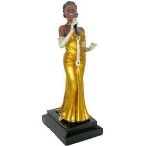  High Tune By The Lady In Gold Figurine Case Pack 4 