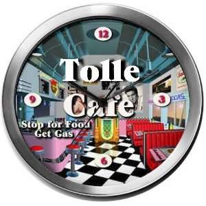  TOLLE 14 Inch Cafe Metal Clock Quartz Movement Kitchen 